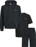 JACK&JONES - JJCOLLEGE LOGO TRIPLE SET MP - Heren - T-shirts - S - Katoen - Black