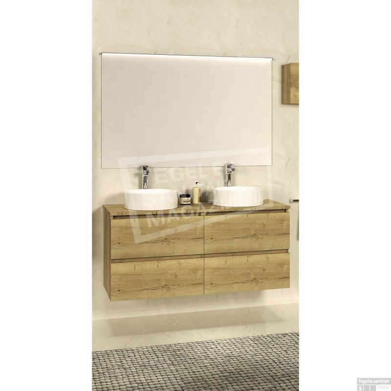 Wiesbaden Bologna badmeubel 120cm Nato+Nato blad 38.4556