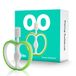 Love Noobs Brosse à dents d'entraînement en silicone pour bébé - Brosse à dents pour nourrissons à 360°, anneaux de dentition pour bébés, jouets de dentition - 5065009839117