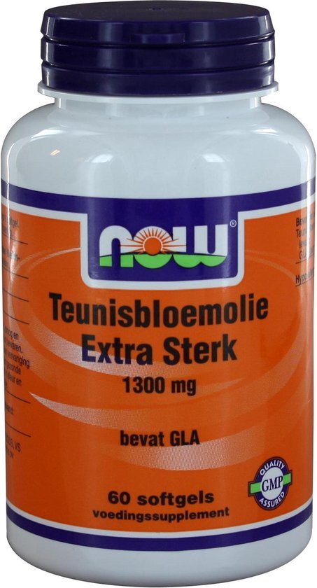 NOW Teunisbloemolie Extra Sterk Softgel 60st