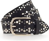 Vanzetti Leren Riem Belt 35MM W80 Black Zwart