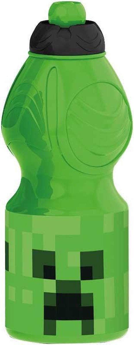stor Minecraft drinkfles - waterfles - 400 ml