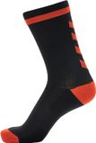hummel ELITE INDOOR SOCK LOW PA Unisex Zwart/Fiesta Maat 35-38
