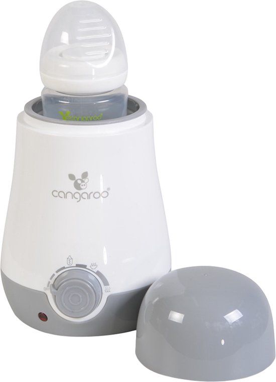 Cangaroo Babyuno Flessenwarmer - Grijs/Wit