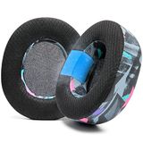WC Wicked Cushions WC Freeze Nova Pro Wireless - Oorkussens Arctis Nova Pro Wireless & meer | Past ook op SteelSeries Nova Elite & Nova Pro Omni (niet op andere modellen) | 90's Black