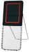 Latios Pitchback Rebounder Net - Opvouwbaar - Verstelbare Hoek - 90 x 240 cm - Voor Honkbal Softbal Lacrosse - Zwart