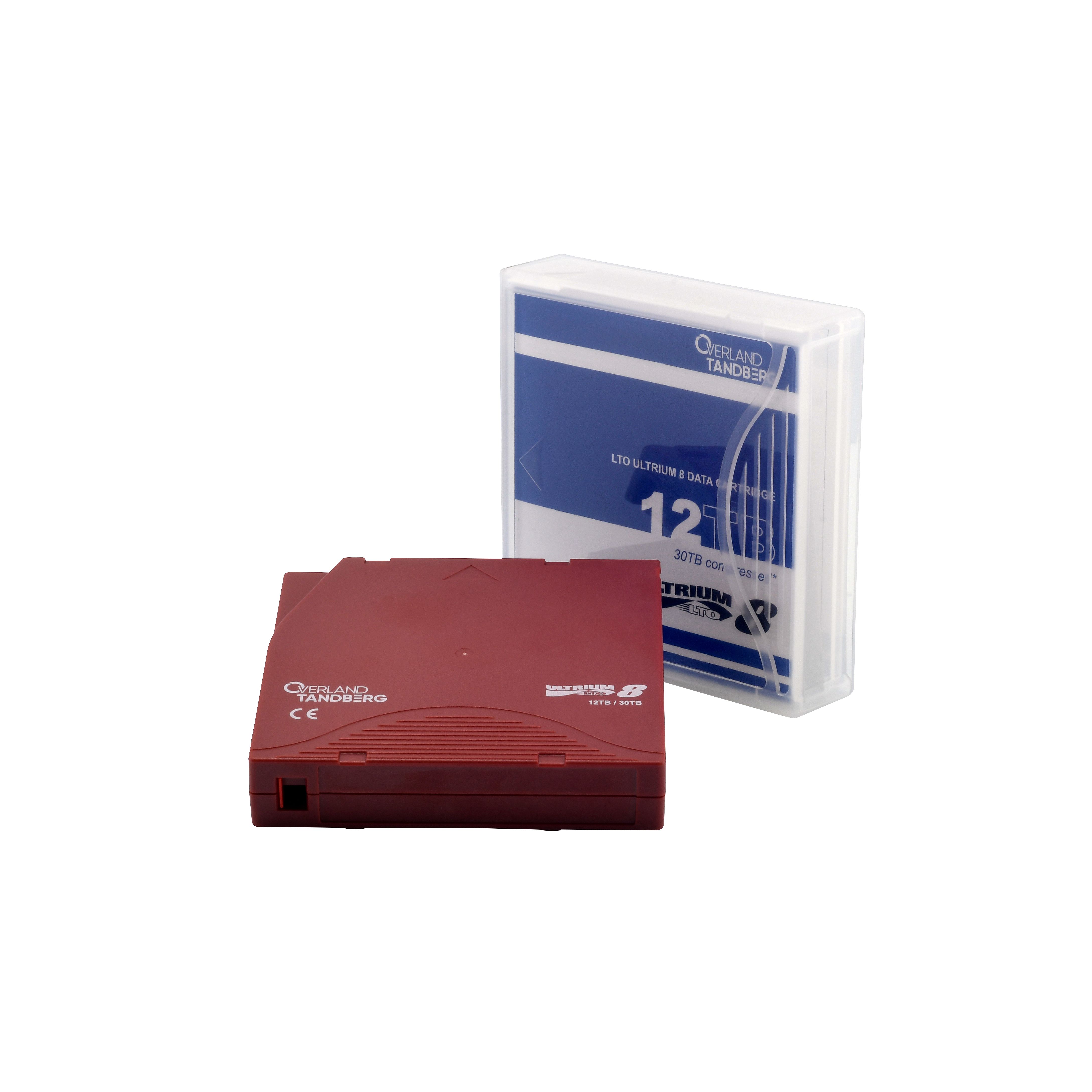 Overland-Tandberg LTO-8 Data Cartridge - 12/30TB - Unlabeled