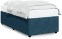 vidaXL Bedframe Fluweel Blauw 100x200 cm