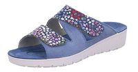 Rohde 1403 Dames Slippers Blauw Maat 37
