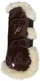 Kentucky Bottes tendon vegan peau de mouton bambou élastique - Marron - L