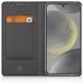 B2Ctelecom Samsung Galaxy S24 Book Case Zwart Roze Vormen