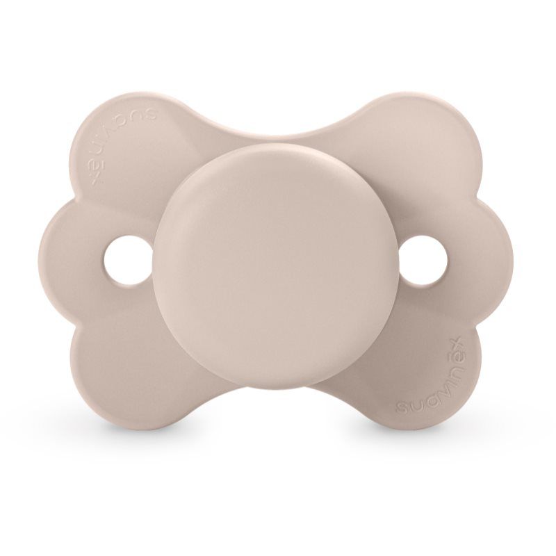 Suavinex, Fopspeen voor baby's van 0/6 maanden, fopspeen met symmetrische speen SX Pro van siliconen, omkeerbaar, plat, flexibel, respecteert de ontwikkeling van de mond, fopspeen voor pasgeborenen, Wonderland Rose Uni