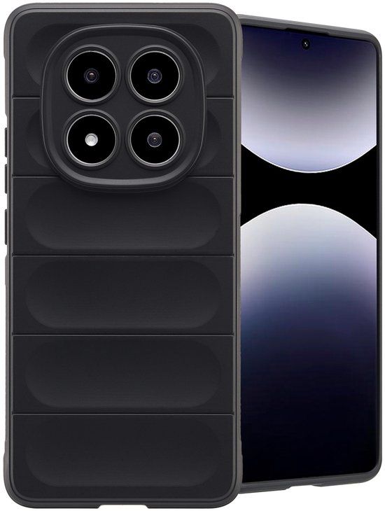 imoshion EasyGrip Backcover - Geschikt voor Xiaomi Redmi Note 14 Pro 5G - Zwart