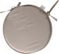 Stof Textile Home Stoelkussen - Grijs - Rond - Polyester - 40 x 40 cm