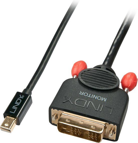 LINDY 41953 - Kabel - 3 m - Zwart