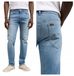 Lee Herrenjeans Daren Zip Fly Straight Beaming blau Denim Stretch Regular Fit klassische Jeanshose W38 L30