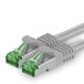 1aTTack.de CAT7 LAN-netwerkkabel 1x 20m 10Gbps Ethernet SFTP - grijs