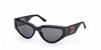 Guess GU00292 Shiny black Cat Eye Zonnebril Vrouwen