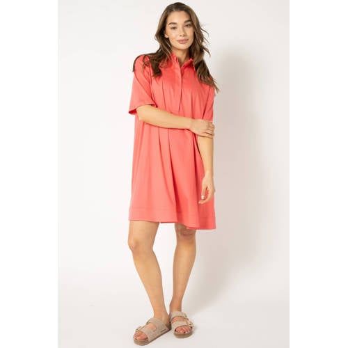 Est'seven Mini Jurk Koraalrood