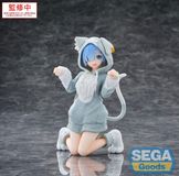 SEGA Re:Zero Starting Life in Another World Yumemirize PVC Statue Rem Mofumofu Pack 11 cm Beeld