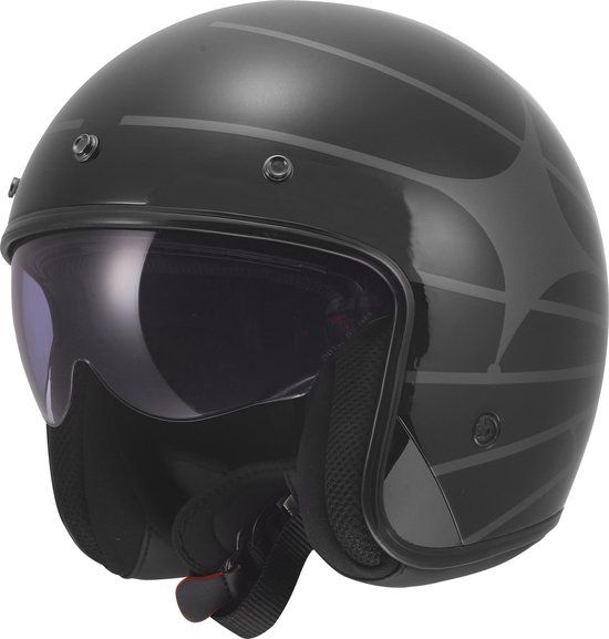 LS2 OF601 Bob II Cosmic Open-Face Helm - XXL