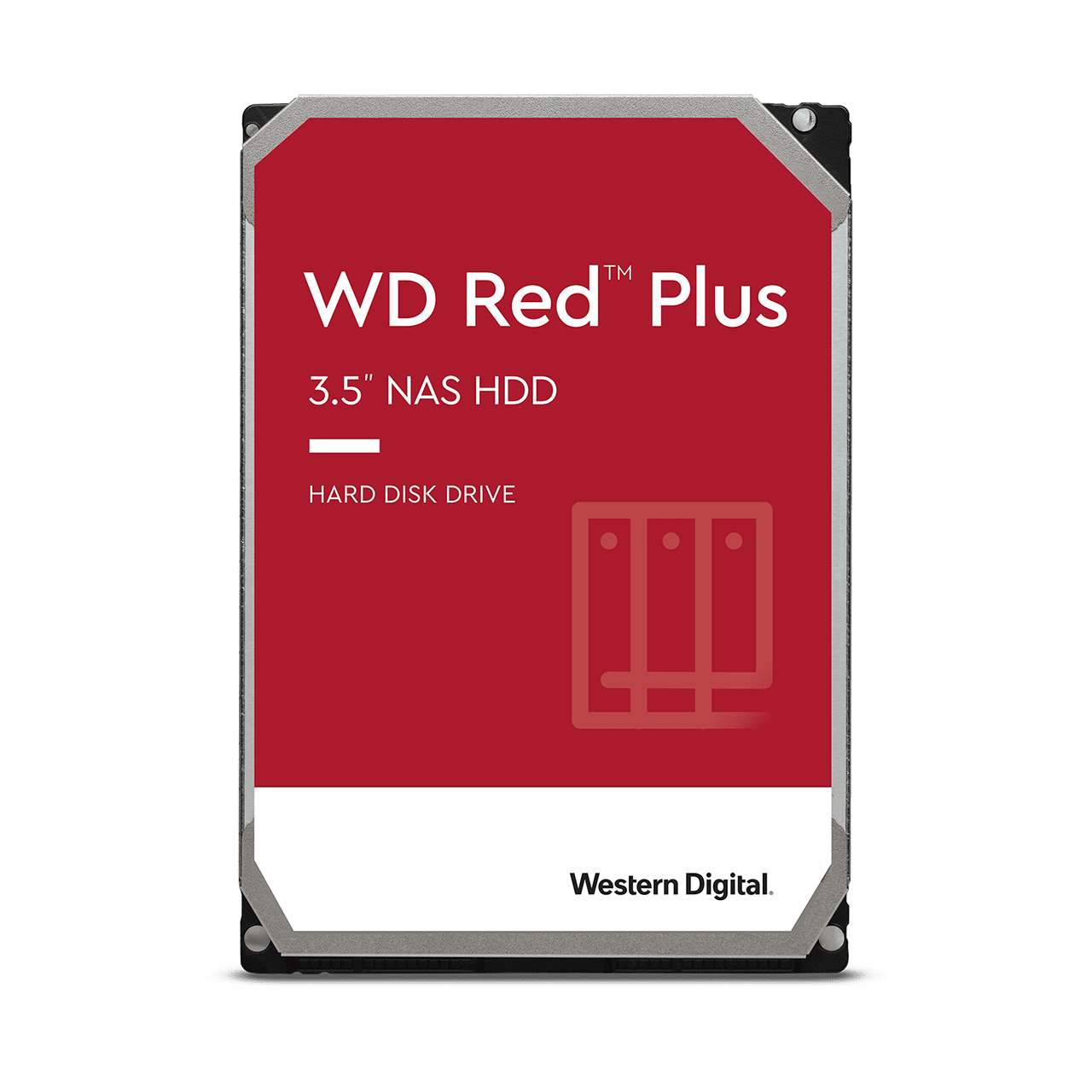 Western Digital Red Plus - Interne harde schijf - 3.5 inch - WDBAVV0080HNC-WRSN