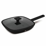 Berlinger Haus Grillpan met deksel - 28 cm - Zwart
