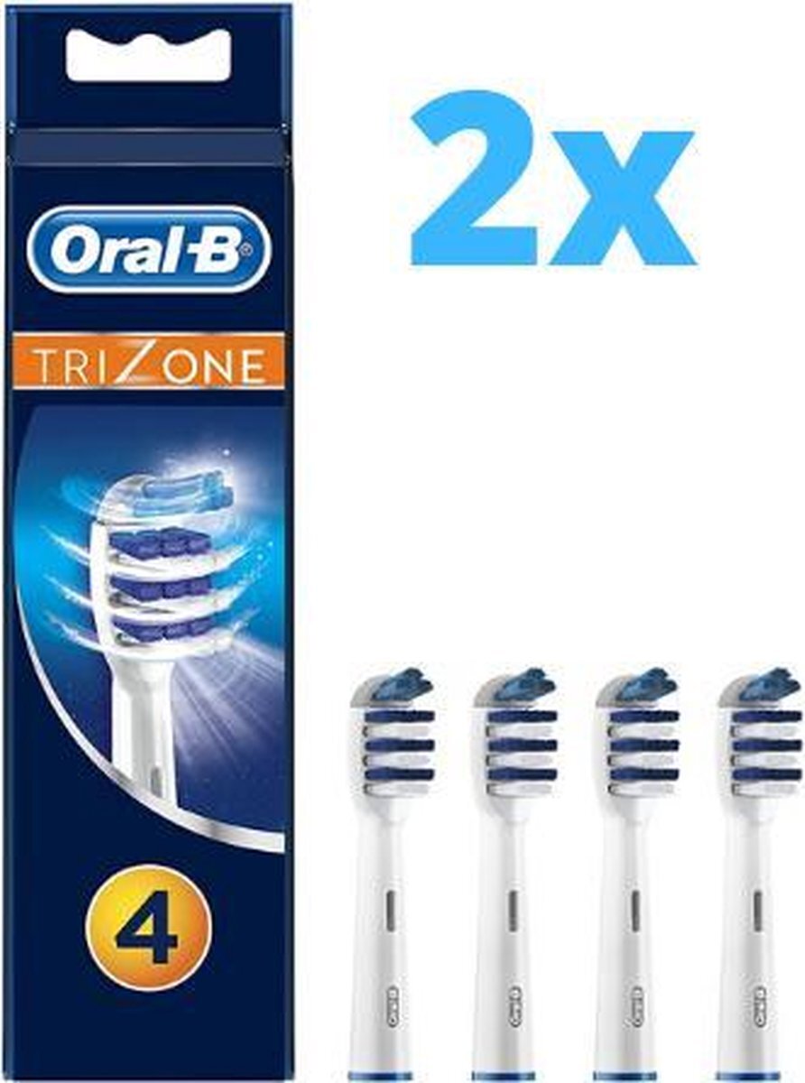Oral-B 2x Oral-B Trizone Opzetborstels - 4 stuks