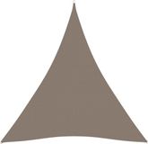 vidaXL Zonnescherm Driehoekig 4,5x4,5x4,5 m Oxford Stof Taupe