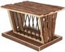 Trixie Hooiruif - Met Bodem En Deksel - Schorshout - 40X30X22 cm