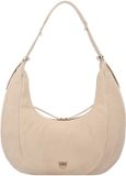PINKO Slouchy Schoudertas Leer 40 cm - Dames - beige-grigio fumo