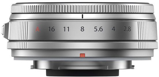 Fujifilm XF 23mm F2.8 R WR Pancake Objectief Zilver