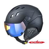 CP Corao+ Carbon skihelm zwart mat met meekleurend & polariserend vizier