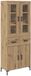 vidaXL Highboard Artisan Chêne 69,5 x 34 x 180 cm
