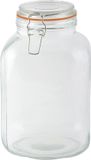 Esschert Design Weckpot - 3L - glas - D15 x 24 cm - voorraadpot - beugelsluiting