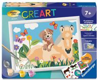 Ravensburger CreArt Kids Schilderen op nummer Paard en hond 18x24cm Leeftijd 7+