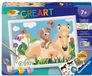 Ravensburger CreArt Kids Schilderen op nummer Paard en hond 18x24cm Leeftijd 7+