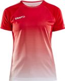 Craft Pro Control Fade Shirt Korte Mouw Dames - Rood | Maat: L