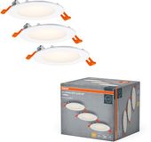Osram inbouwarmatuurset met geïntegreerde driver, smal 3x120mm 3000K wit kunststof IP20