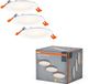 Osram inbouwarmatuurset met geïntegreerde driver, smal 3x120mm 3000K wit kunststof IP20