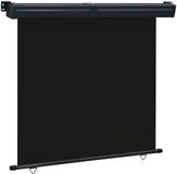 vidaXL Balkonscherm 165x250 cm zwart