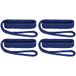 Extreme Max BoatTector Premium Dubbele Vlecht Nylon Spatbord Line Value 4-Pack - 3/8" x 6', Koningsblauw