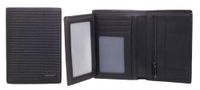 MAC ALYSTER Portefeuille européen - 2 vol. Noir One Size Womens, zwart, Eén maat, Casual