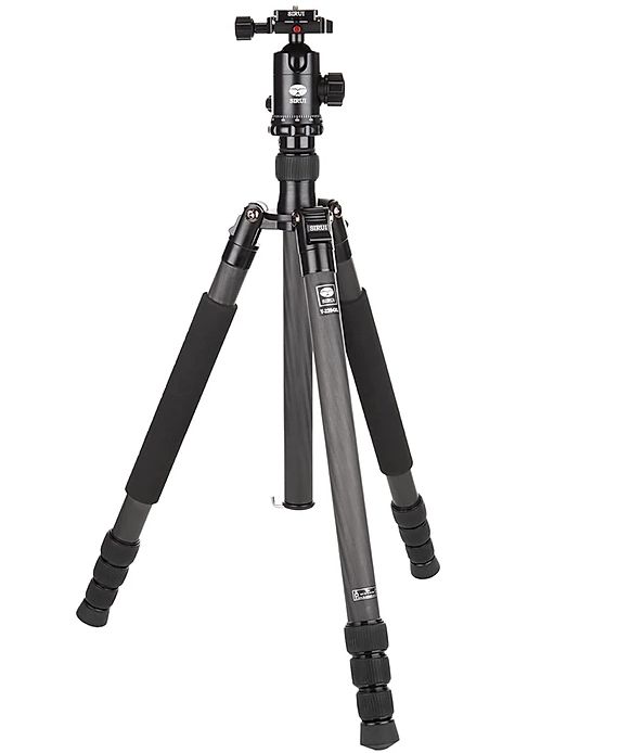Sirui T-2204XL Traveller Tripod with E-20 Head - Carbon Fiber - Grey