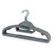 Beldray LA070598GRYFEU7 Slimline Clothes Hangers – 8 Pack, Sturdy Suit Hangers, Multifunctional Garment Coat Hangers, Trouser Bar, S-Shaped, Wardrobe Organiser, Strong and Durable, Ultra-Thin, Grey