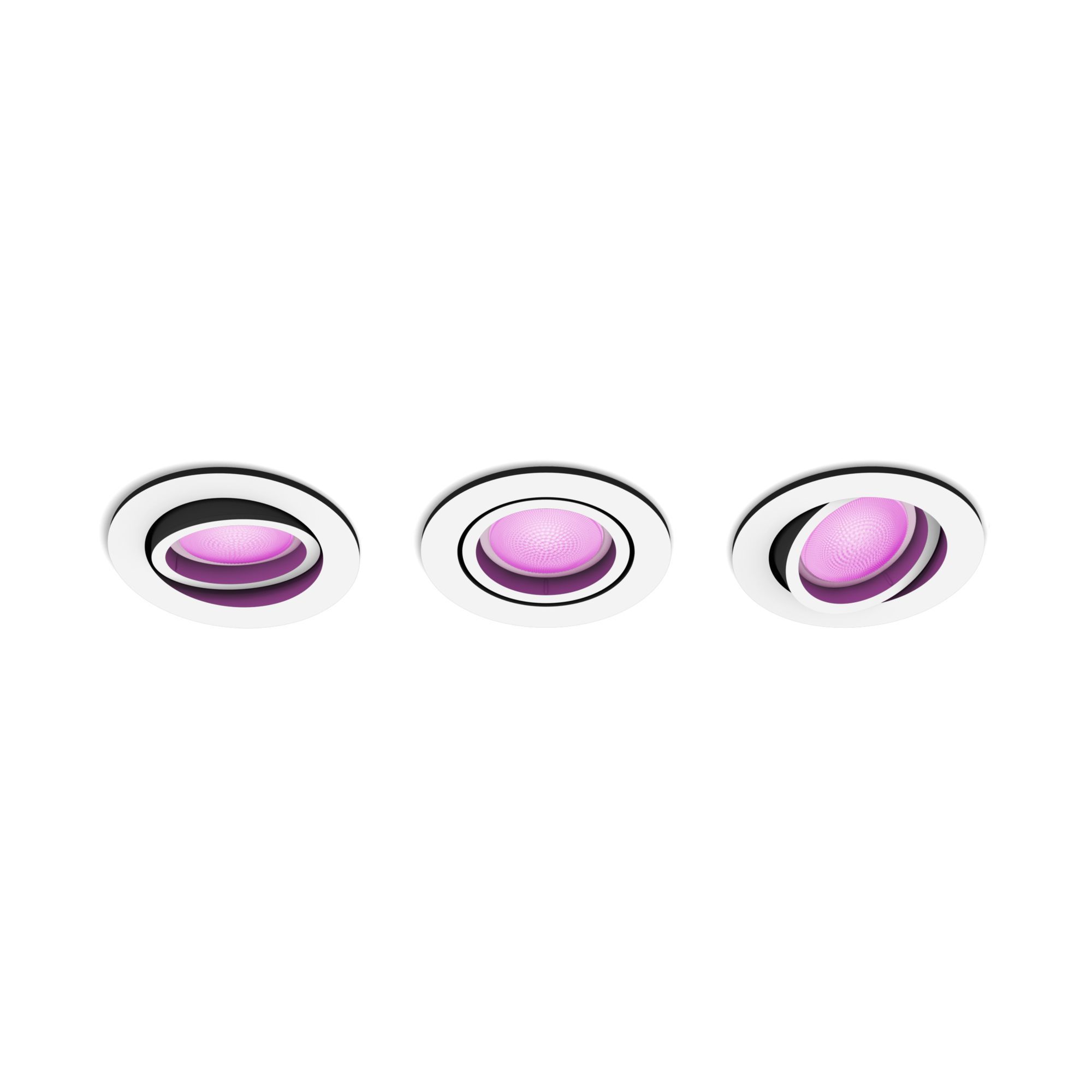 Philips Hue Centura - Smart LED Spot - 3-Pack - White & Color Ambiance