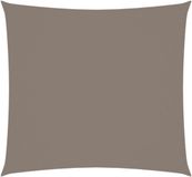 vidaXL Zonnescherm vierkant 4,5x4,5 m oxford stof taupe