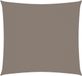 vidaXL Zonnescherm vierkant 4,5x4,5 m oxford stof taupe