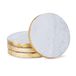 Thirstystone Marmeren onderzetters, 4 "x 4" x 1,5", rond