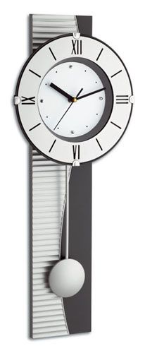 TFA 60.3001 Wandklok Zilver Kunststof AA 58,1 x 23 x 12 cm